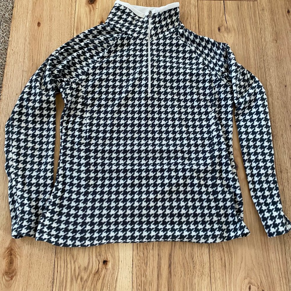 Columbia Houndstooth Quarter-Zip Fleece
